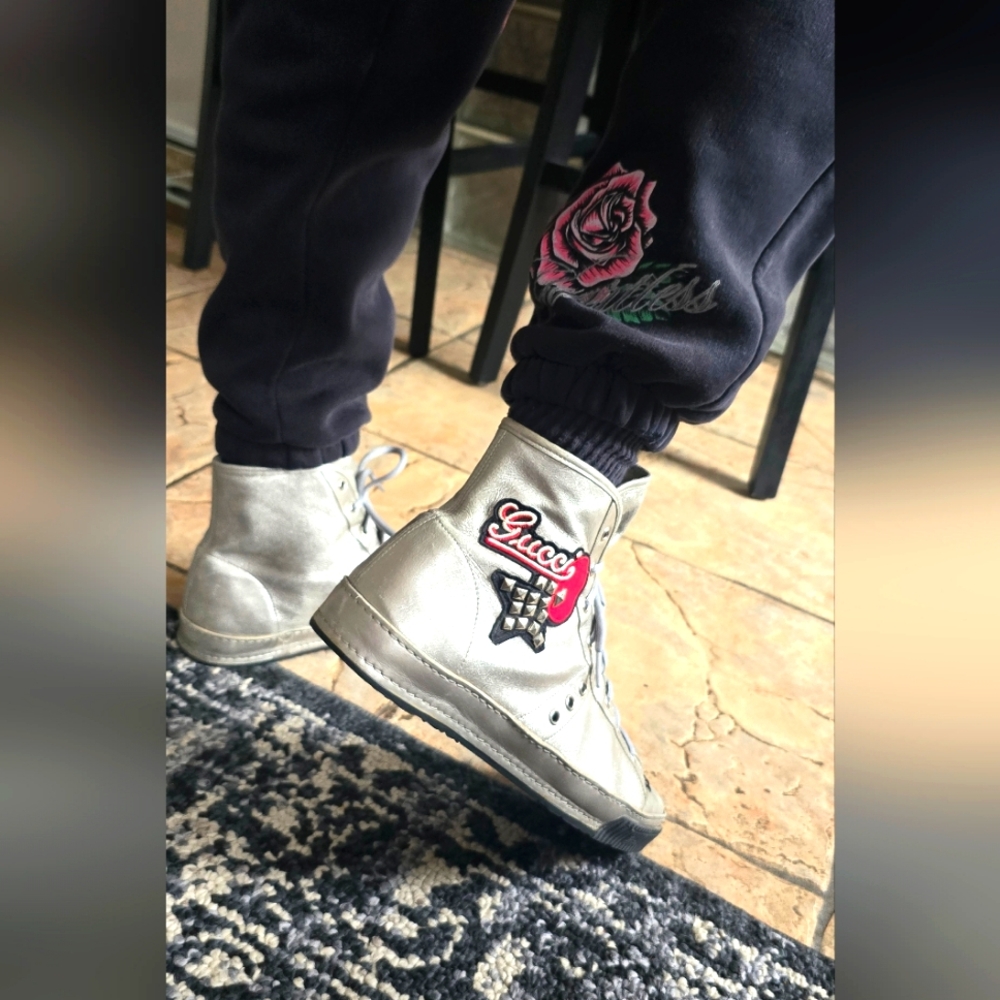 Gucci sneakers.